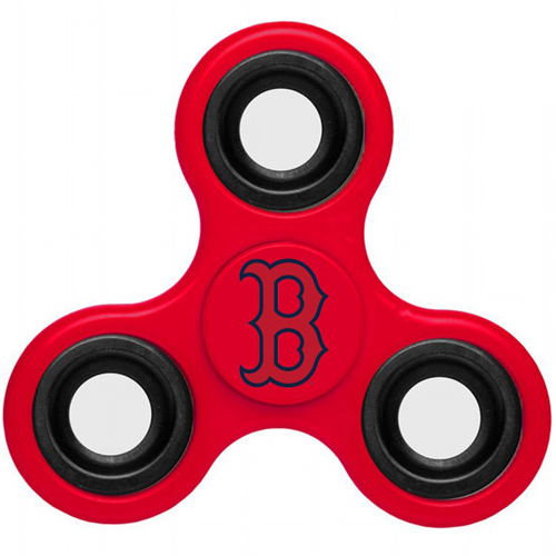 MLB Boston Red Sox 3 Way Fidget Spinner A48 - Red - Click Image to Close